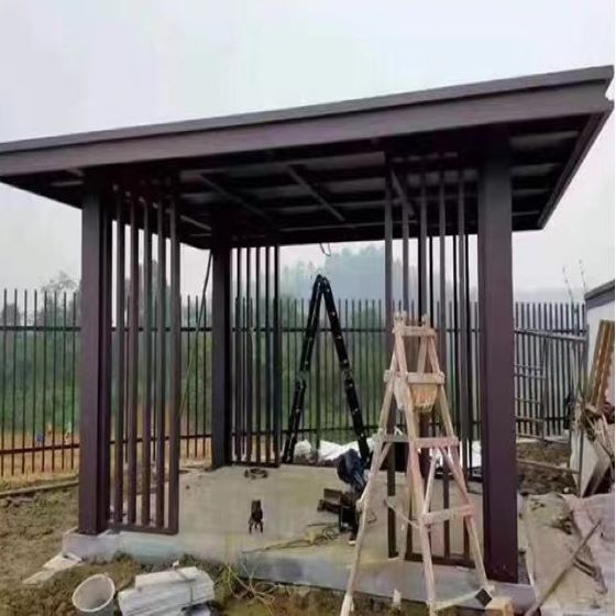太原休闲铝艺凉亭建造案例