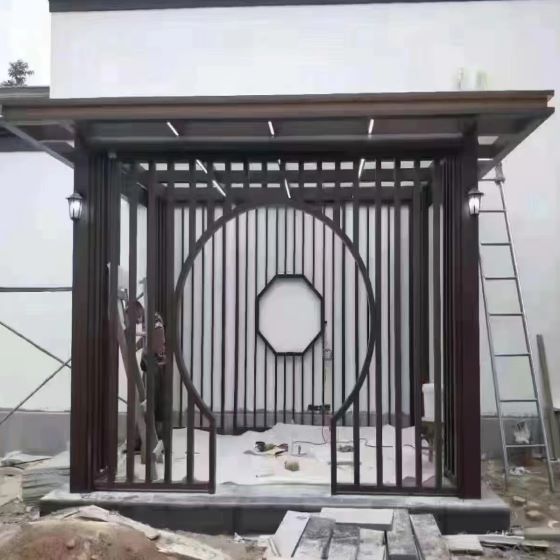 太原铝合金中式凉亭施工