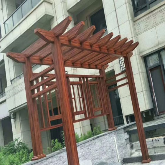 太原铝艺廊架制作案例